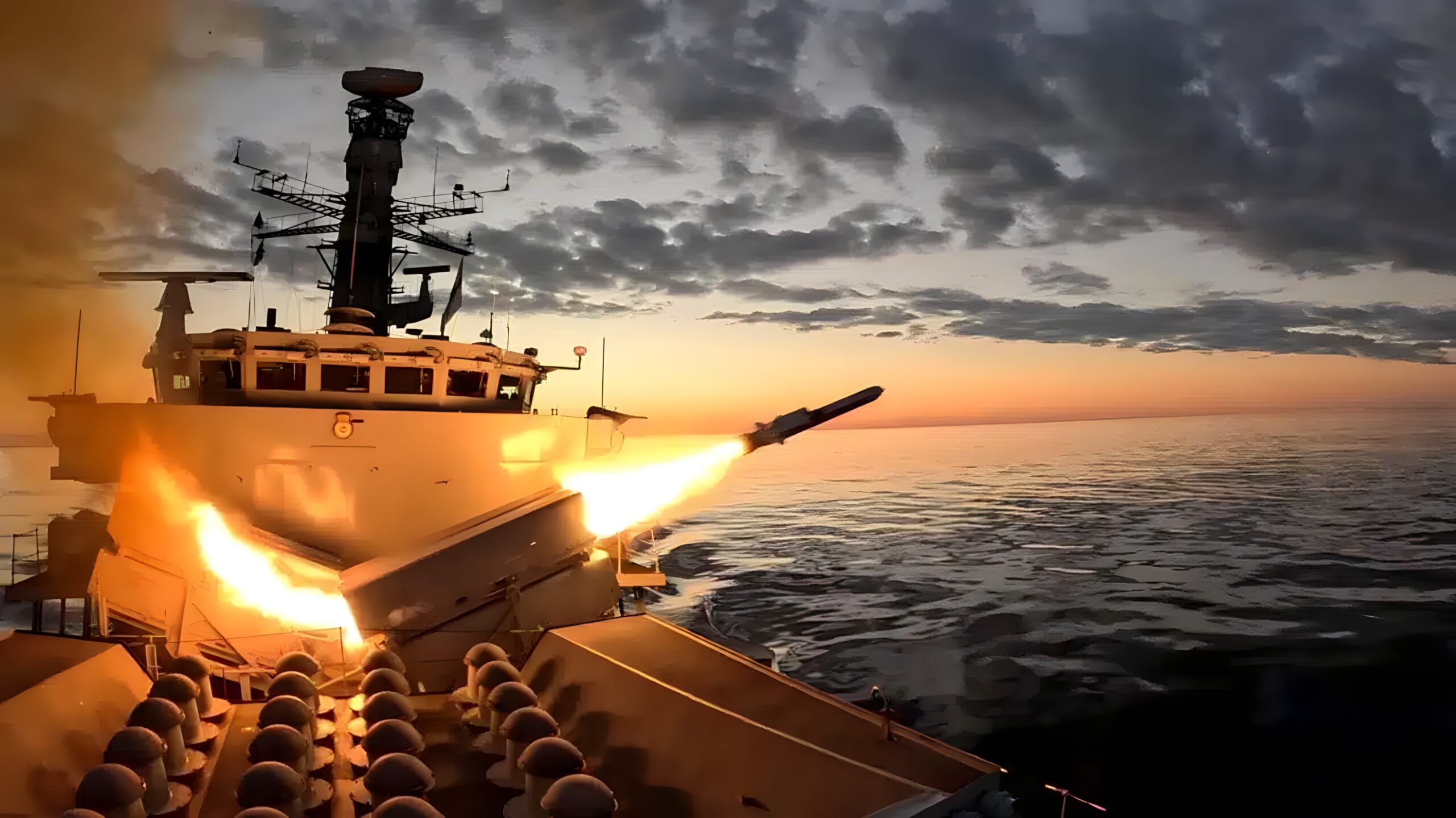 British warship hits frigate with live Naval Strike Missile