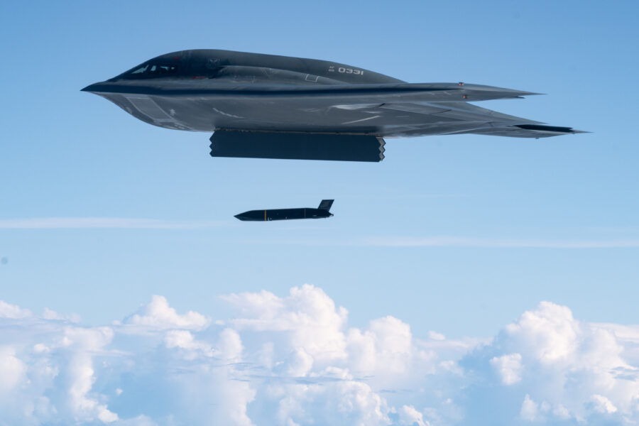 B-2 Fires Ship-Killing Cruise Missile, Air Force Reveals for First Time